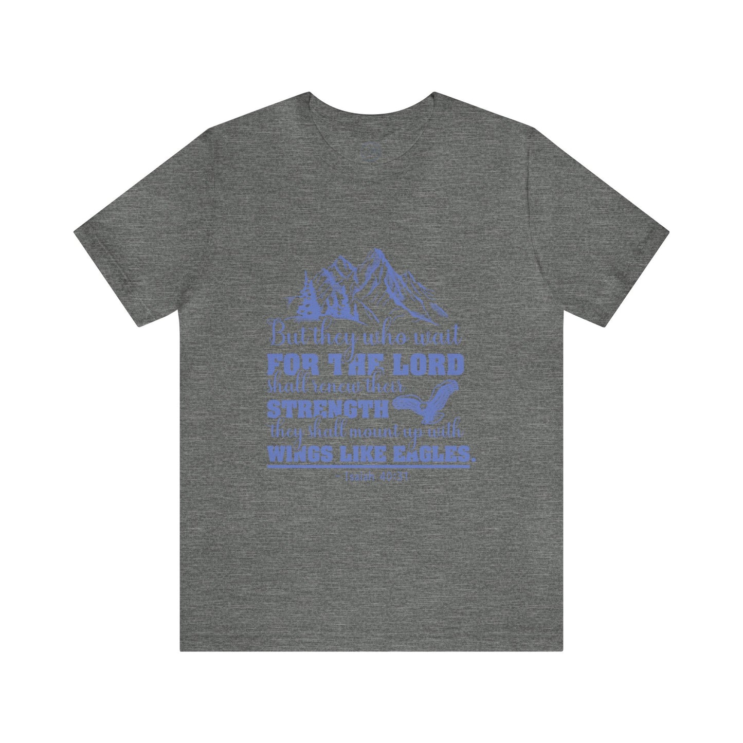 "Soar on Wings of Strength" - Unisex Jersey Short Sleeve Tee
