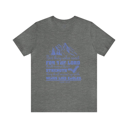 "Soar on Wings of Strength" - Unisex Jersey Short Sleeve Tee