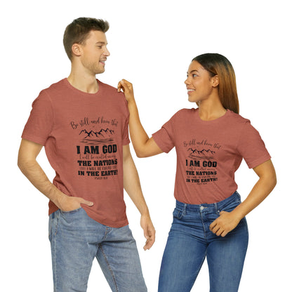 "Stillness in the Divine" - Unisex Jersey Short Sleeve Tee