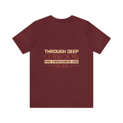 "Deep Love, Profound Forgiveness" - Unisex Jersey Short Sleeve Tee