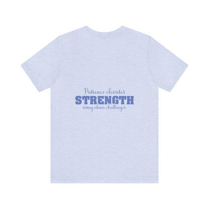 "Soar on Wings of Strength" - Unisex Jersey Short Sleeve Tee