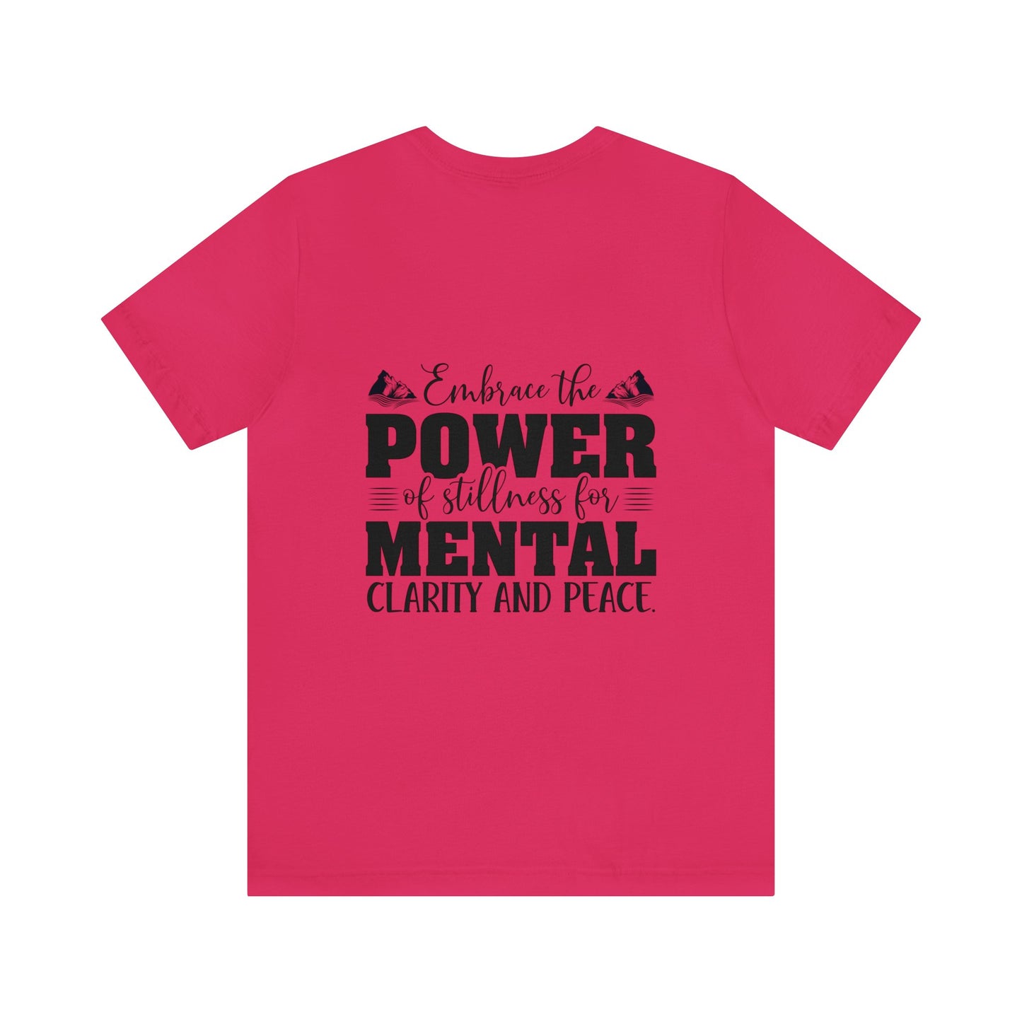 "Stillness in the Divine" - Unisex Jersey Short Sleeve Tee