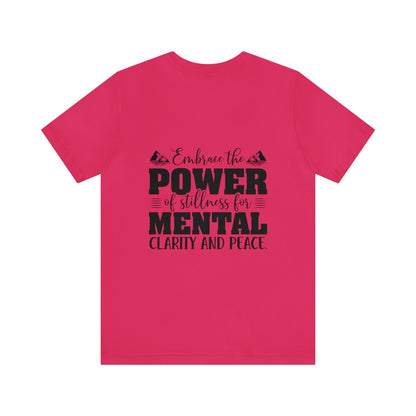 "Stillness in the Divine" - Unisex Jersey Short Sleeve Tee