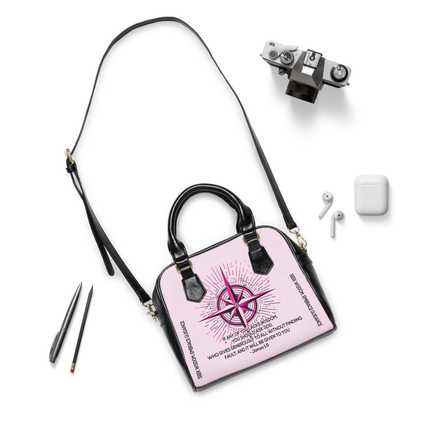 Wisdom Whisper Shoulder Handbag
