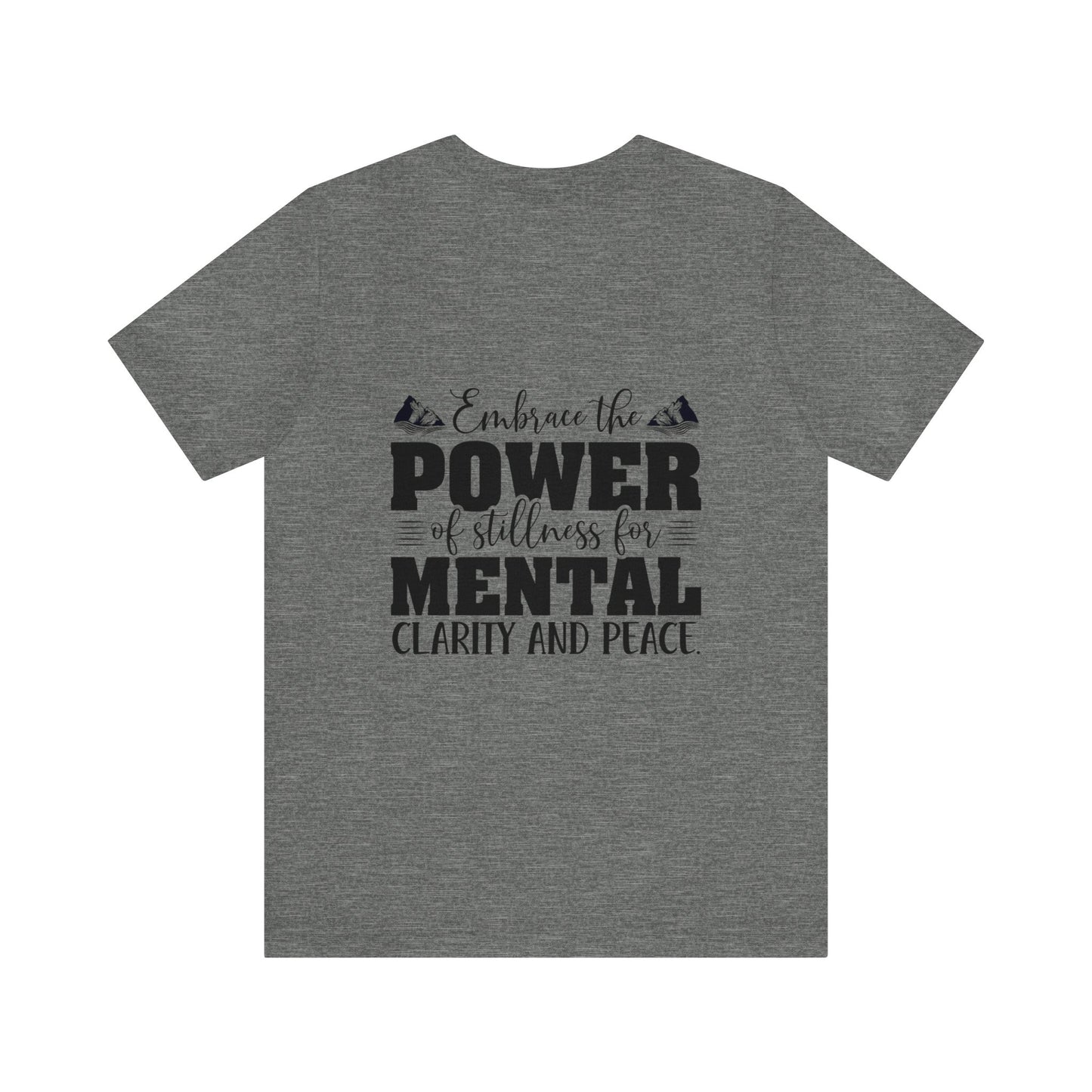 "Stillness in the Divine" - Unisex Jersey Short Sleeve Tee