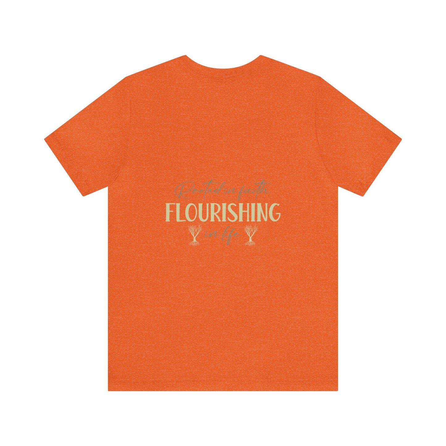 "Rooted in Faith" - Unisex Jersey Short Sleeve Tee