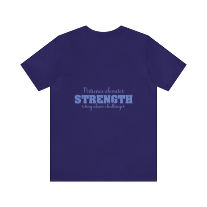 "Soar on Wings of Strength" - Unisex Jersey Short Sleeve Tee