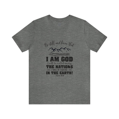 "Stillness in the Divine" - Unisex Jersey Short Sleeve Tee