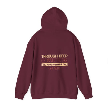 "Embrace Love, Foster Growth" -  Unisex Heavy Blend™ Hooded Sweatshirt