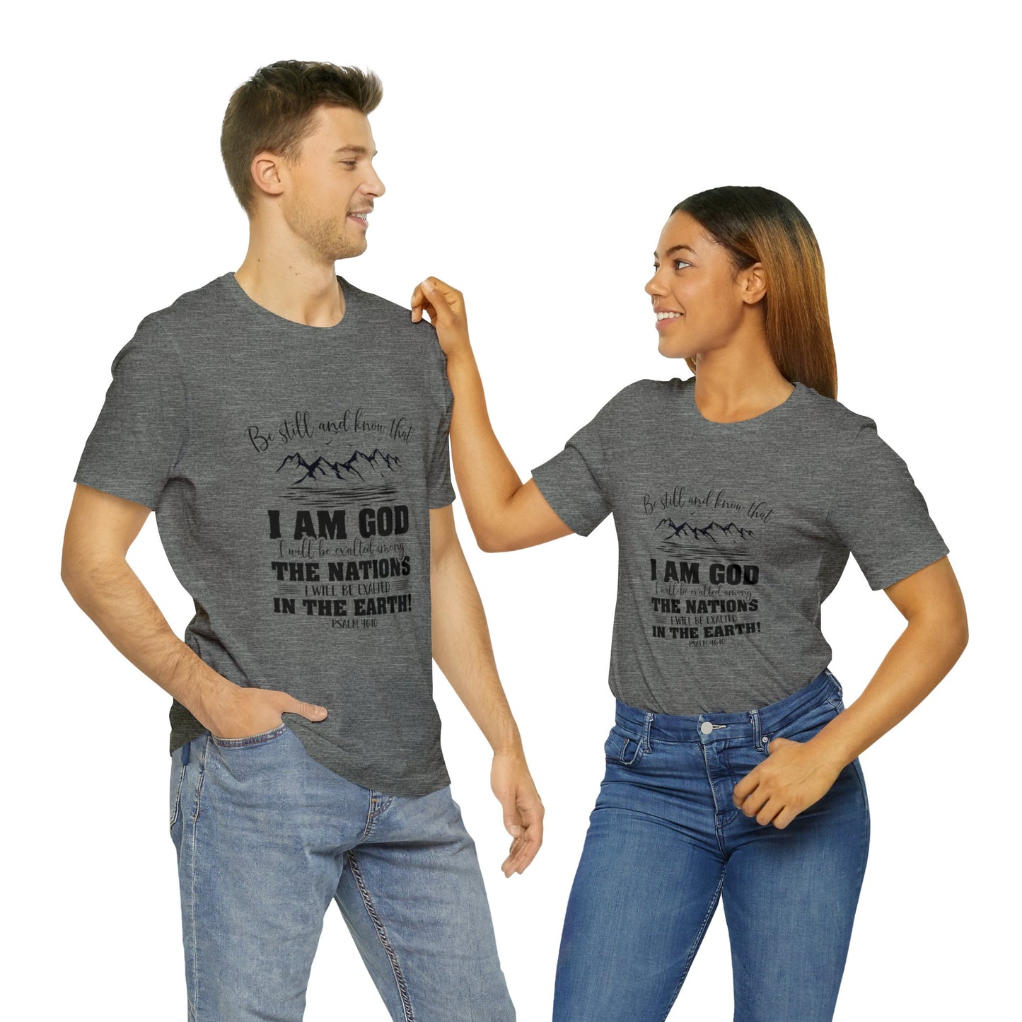 "Stillness in the Divine" - Unisex Jersey Short Sleeve Tee