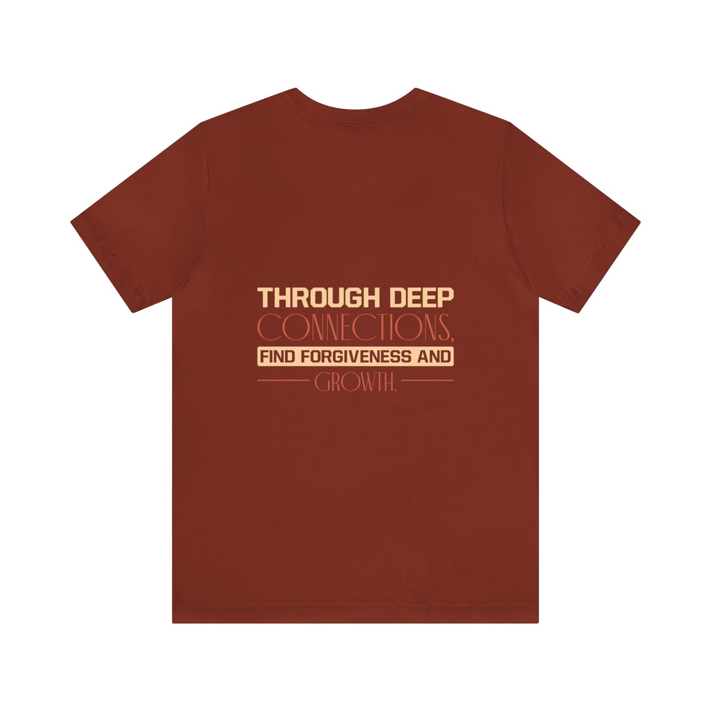 "Deep Love, Profound Forgiveness" - Unisex Jersey Short Sleeve Tee