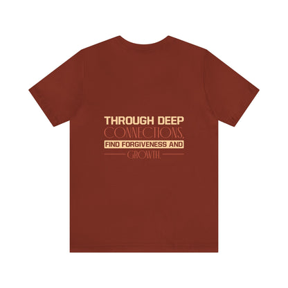 "Deep Love, Profound Forgiveness" - Unisex Jersey Short Sleeve Tee