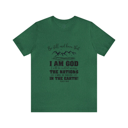 "Stillness in the Divine" - Unisex Jersey Short Sleeve Tee