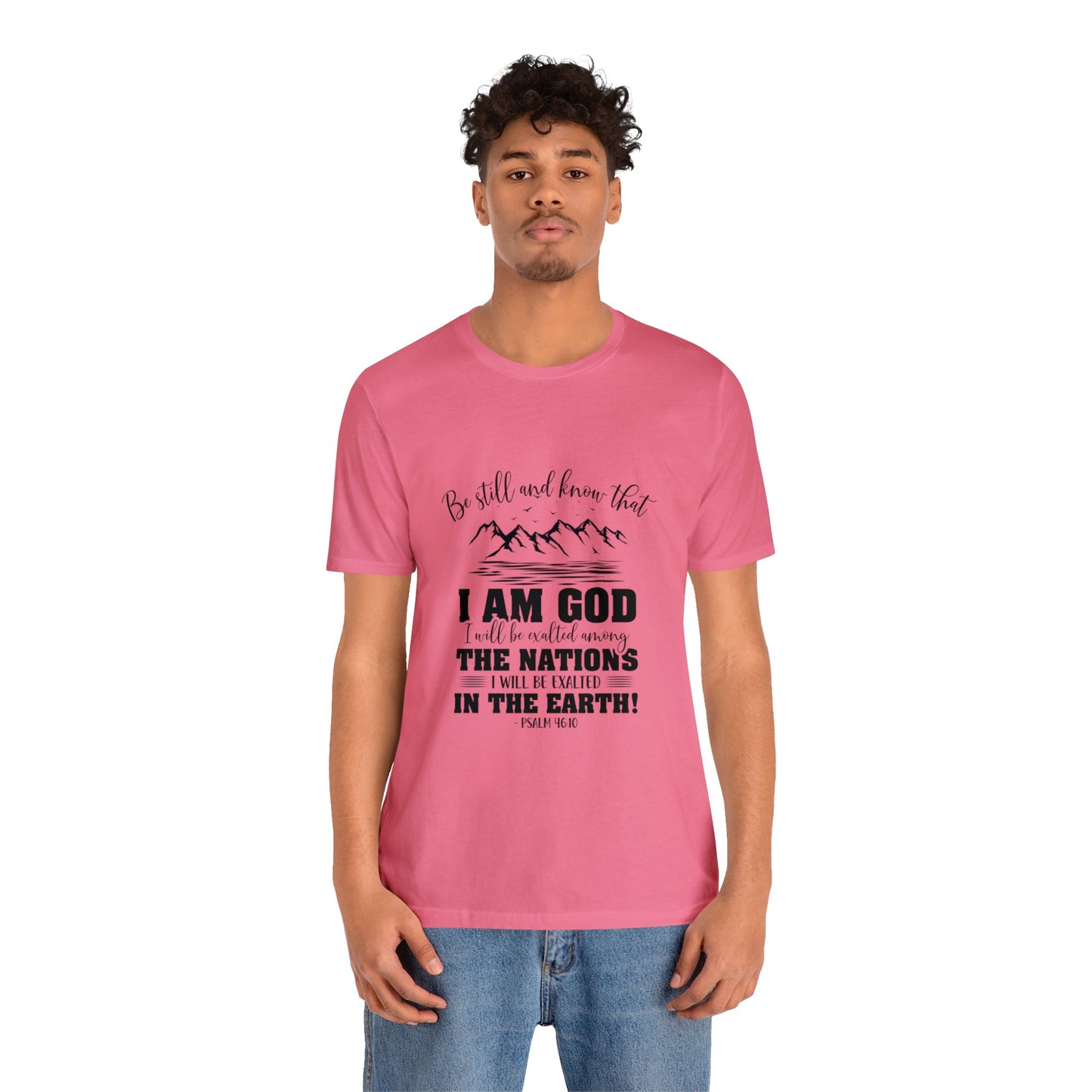 "Stillness in the Divine" - Unisex Jersey Short Sleeve Tee