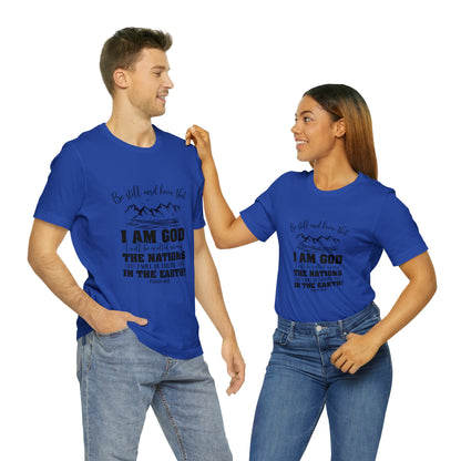 "Stillness in the Divine" - Unisex Jersey Short Sleeve Tee