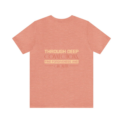 "Deep Love, Profound Forgiveness" - Unisex Jersey Short Sleeve Tee