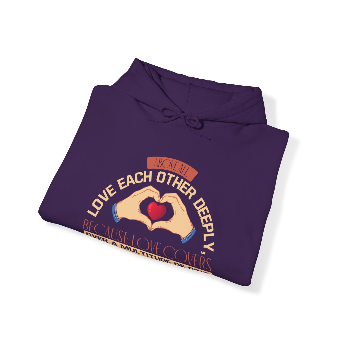"Embrace Love, Foster Growth" -  Unisex Heavy Blend™ Hooded Sweatshirt