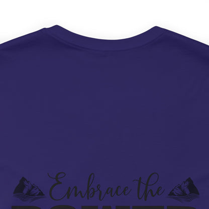 "Stillness in the Divine" - Unisex Jersey Short Sleeve Tee