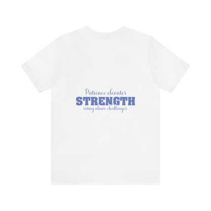 "Soar on Wings of Strength" - Unisex Jersey Short Sleeve Tee