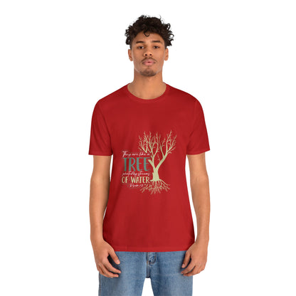 "Rooted in Faith" - Unisex Jersey Short Sleeve Tee