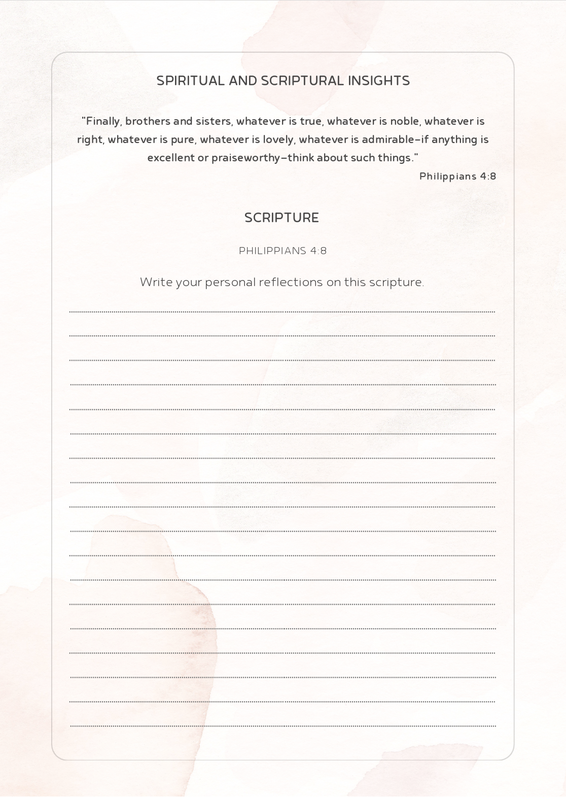 Scripted Mind Foundational Insights Companion Journal