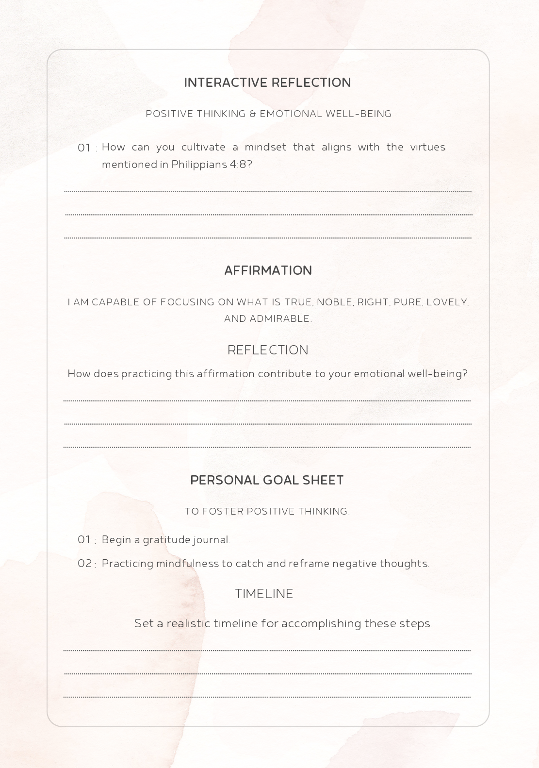 Scripted Mind Foundational Insights Companion Journal