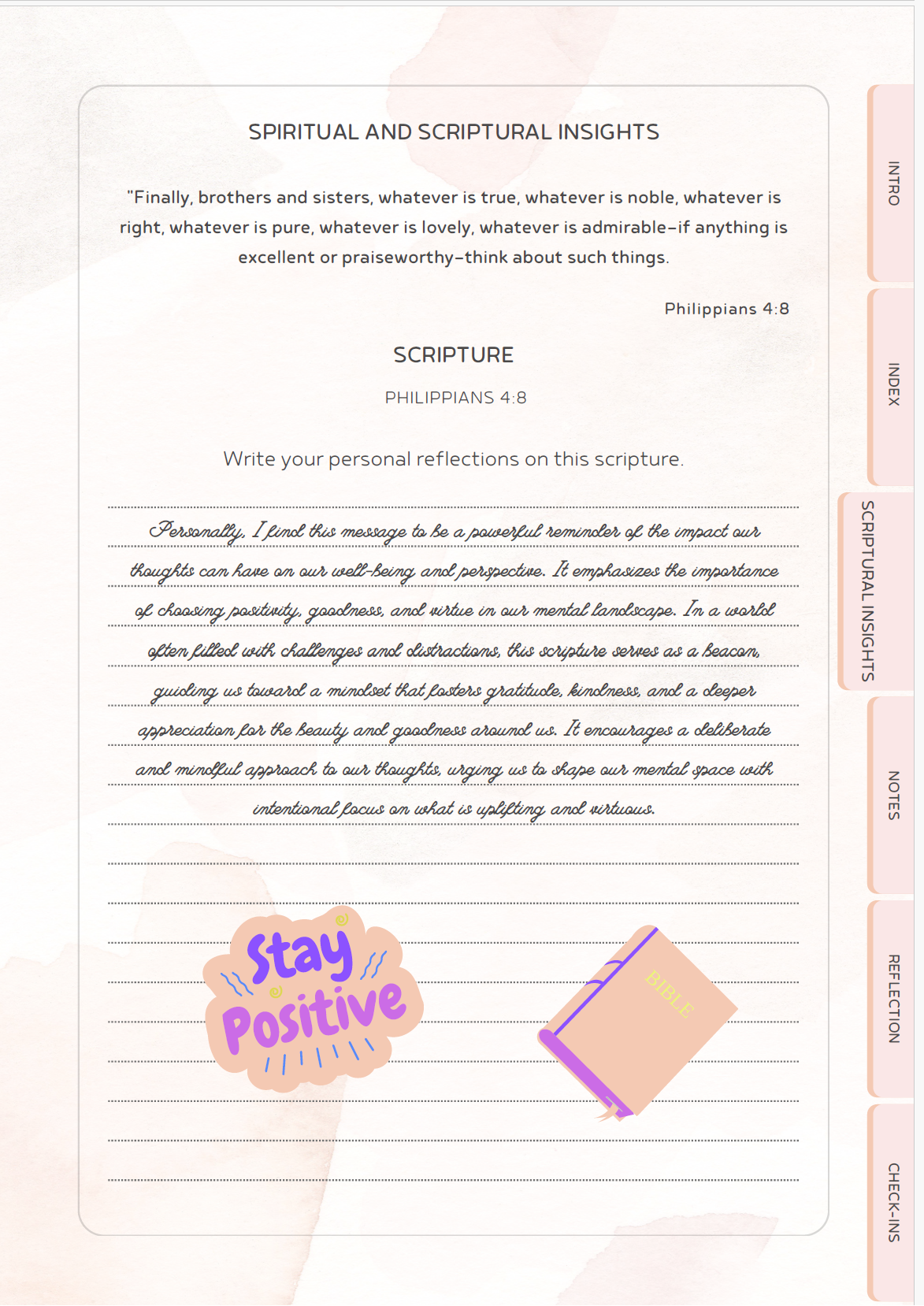 Scripted Mind Foundational Insights Companion Journal