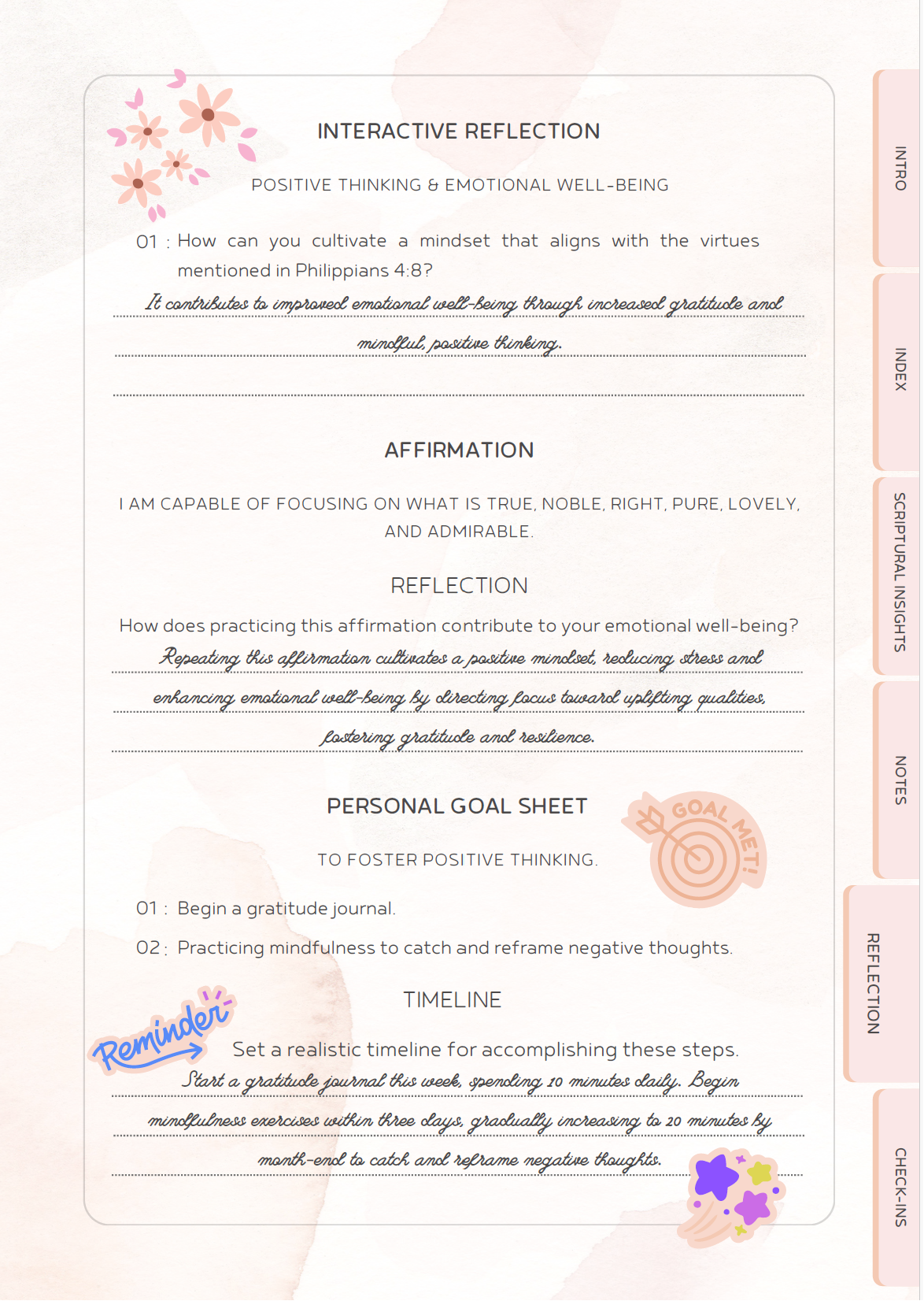Scripted Mind Foundational Insights Companion Journal