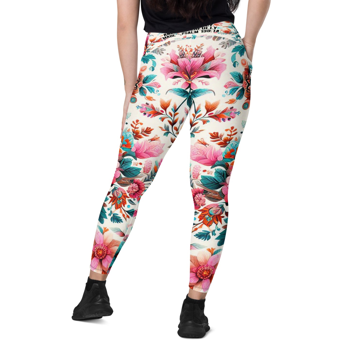 Crossover Leggings with Pockets - Fearfully & Wonderfully Made
