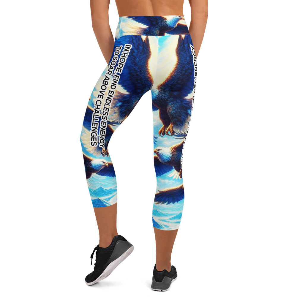 Yoga Capri Leggings - Wings of Hope