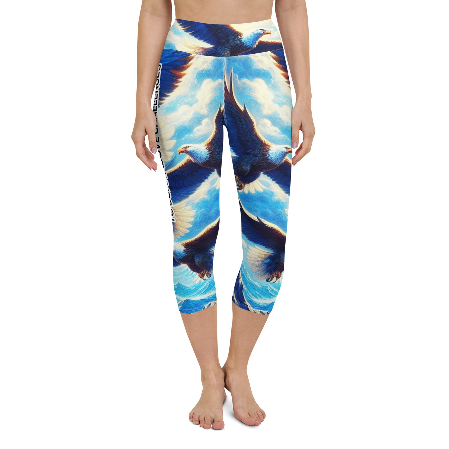 Yoga Capri Leggings - Wings of Hope