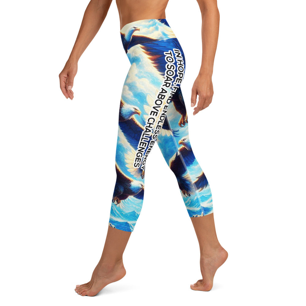 Yoga Capri Leggings - Wings of Hope