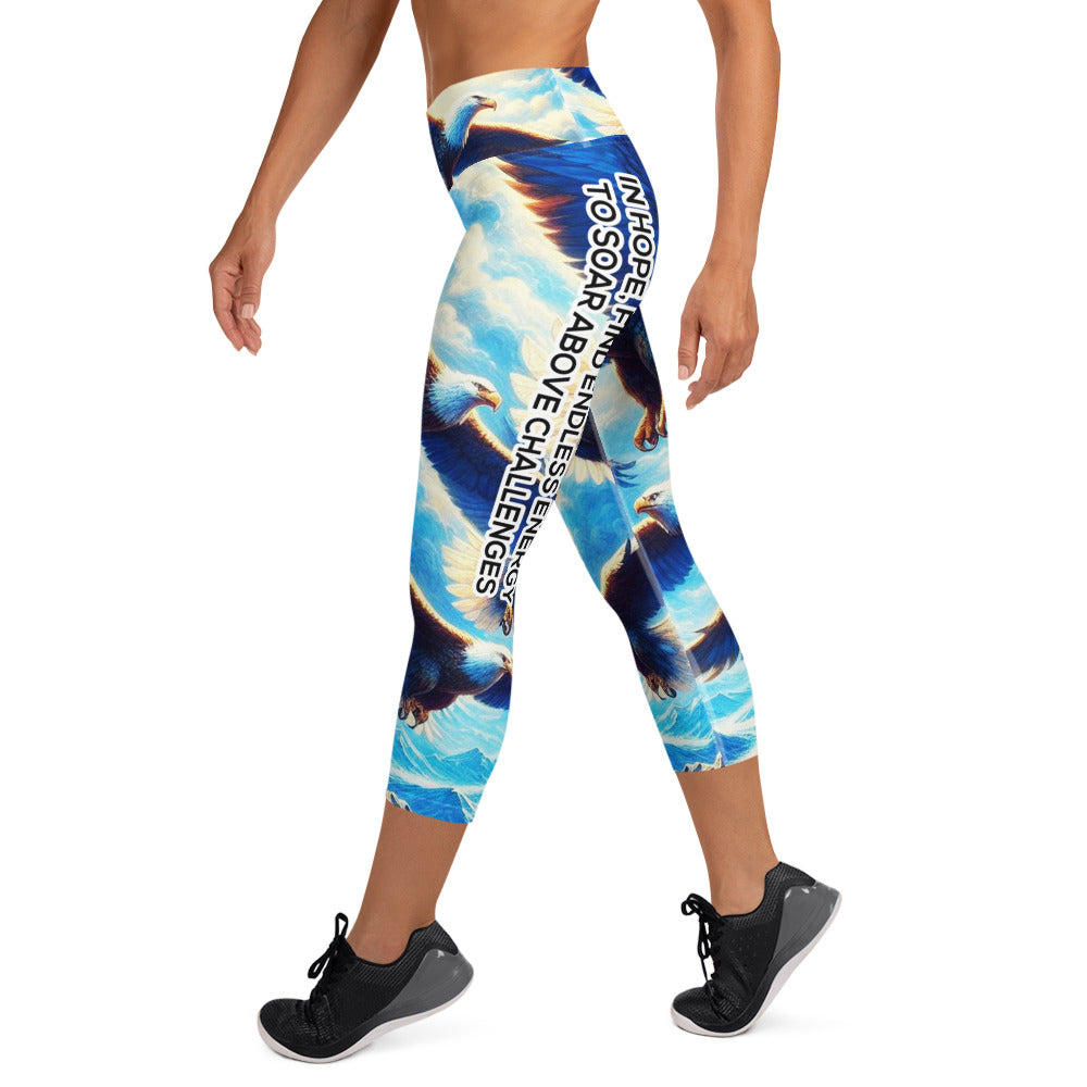 Yoga Capri Leggings - Wings of Hope