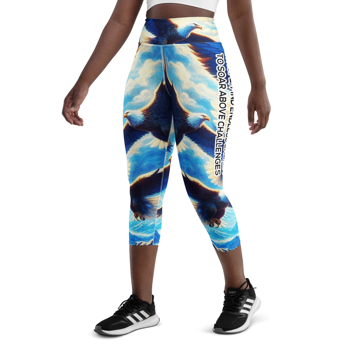 Yoga Capri Leggings - Wings of Hope