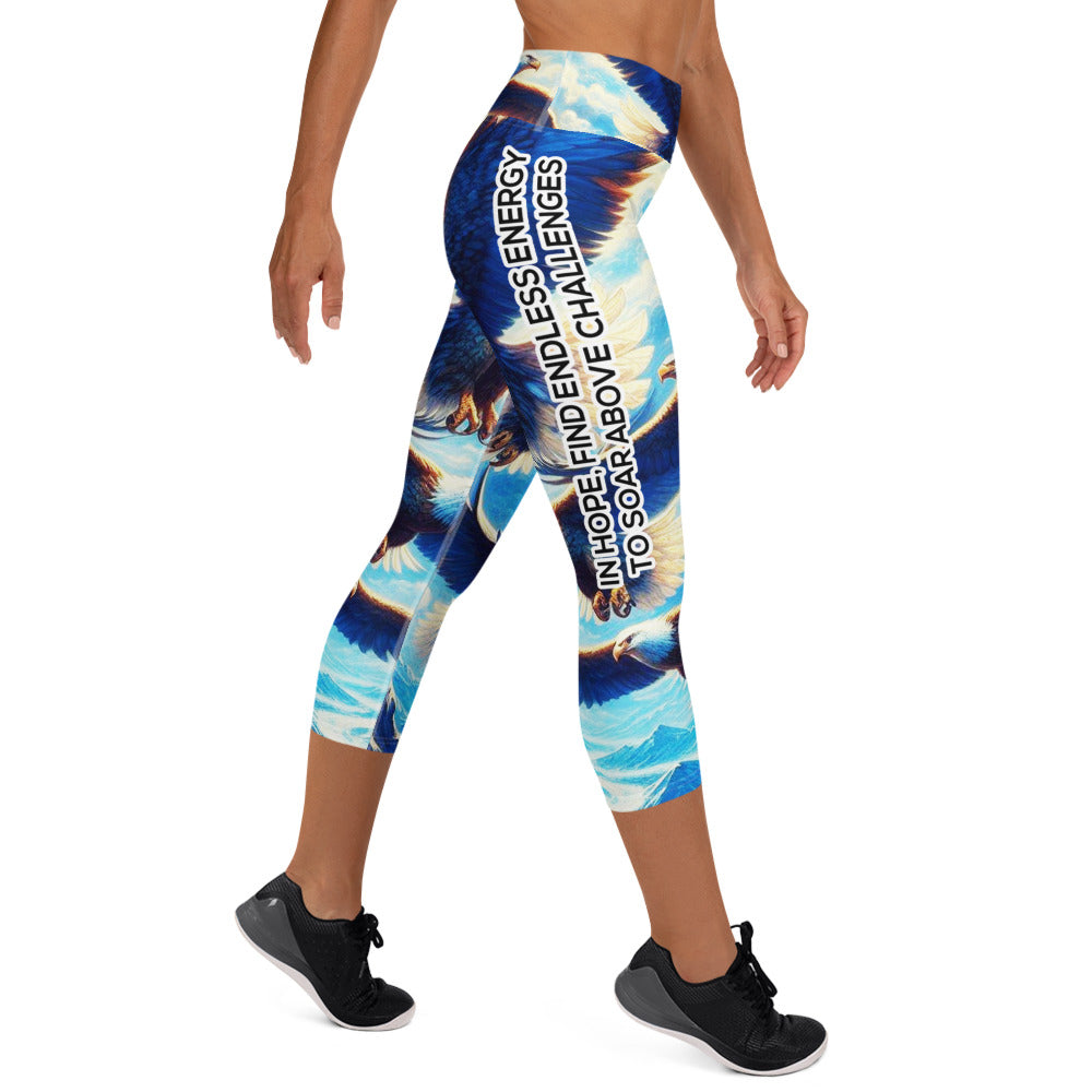 Yoga Capri Leggings - Wings of Hope