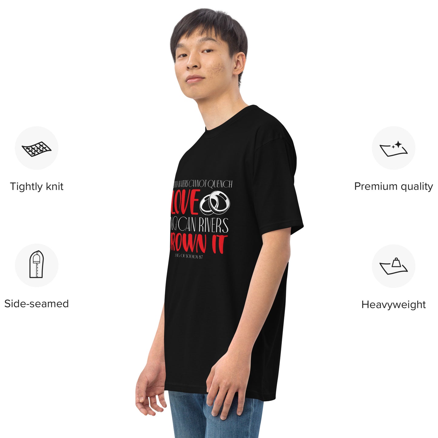 Unquenchable Love - Men’s premium heavyweight tee