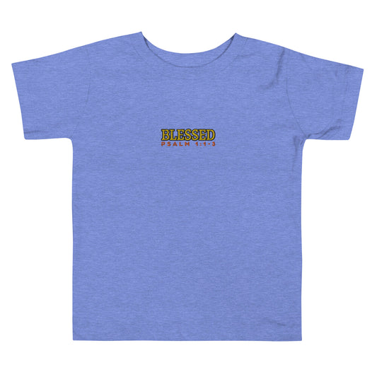 Toddler Short Sleeve Tee - "Blessed"