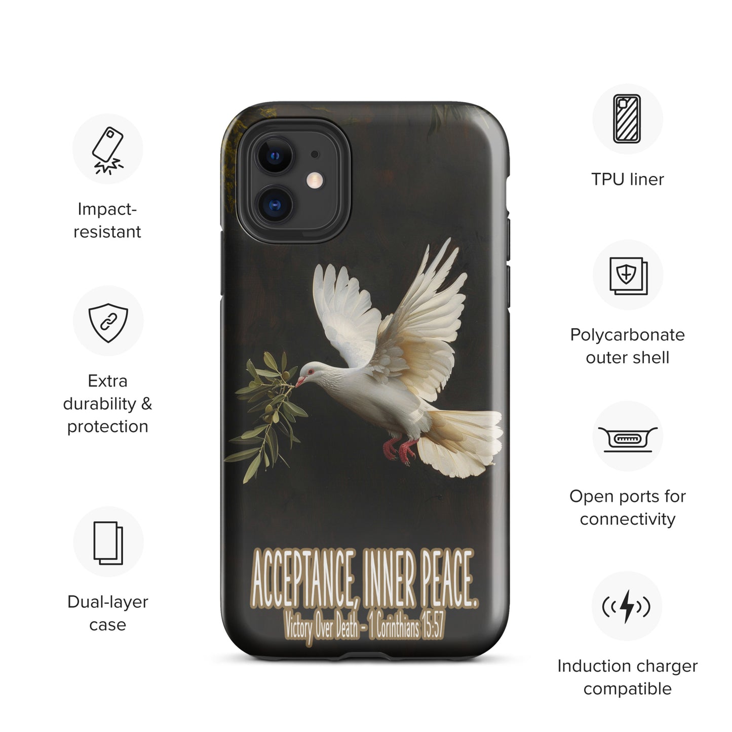 Victory Over Death Tough Case for iPhone®