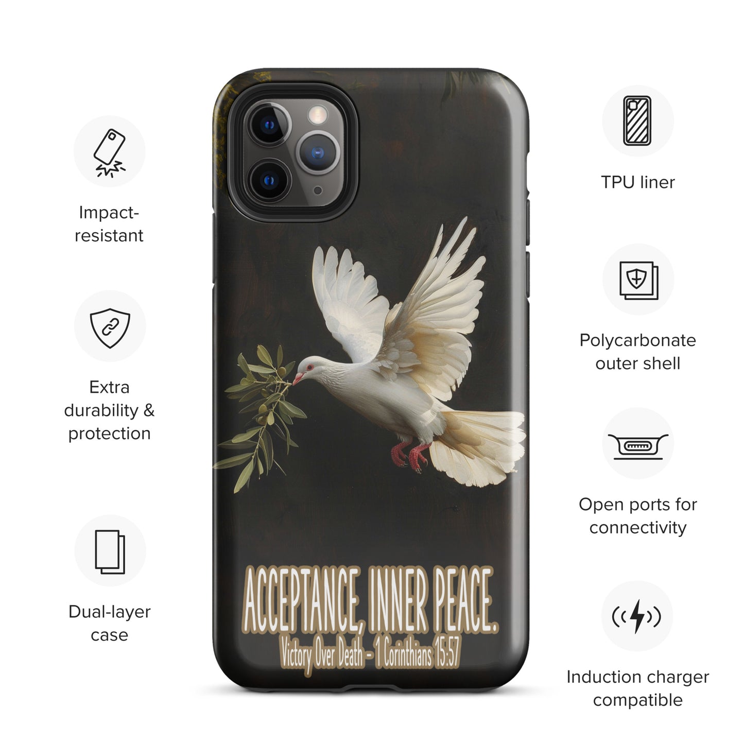 Victory Over Death Tough Case for iPhone®