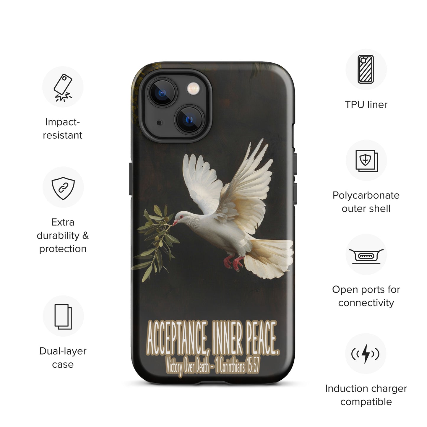 Victory Over Death Tough Case for iPhone®