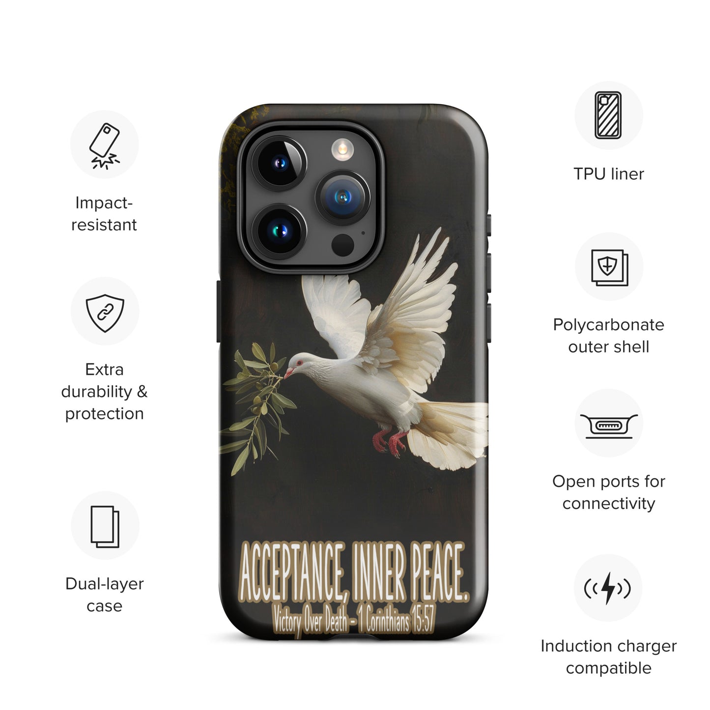 Victory Over Death Tough Case for iPhone®