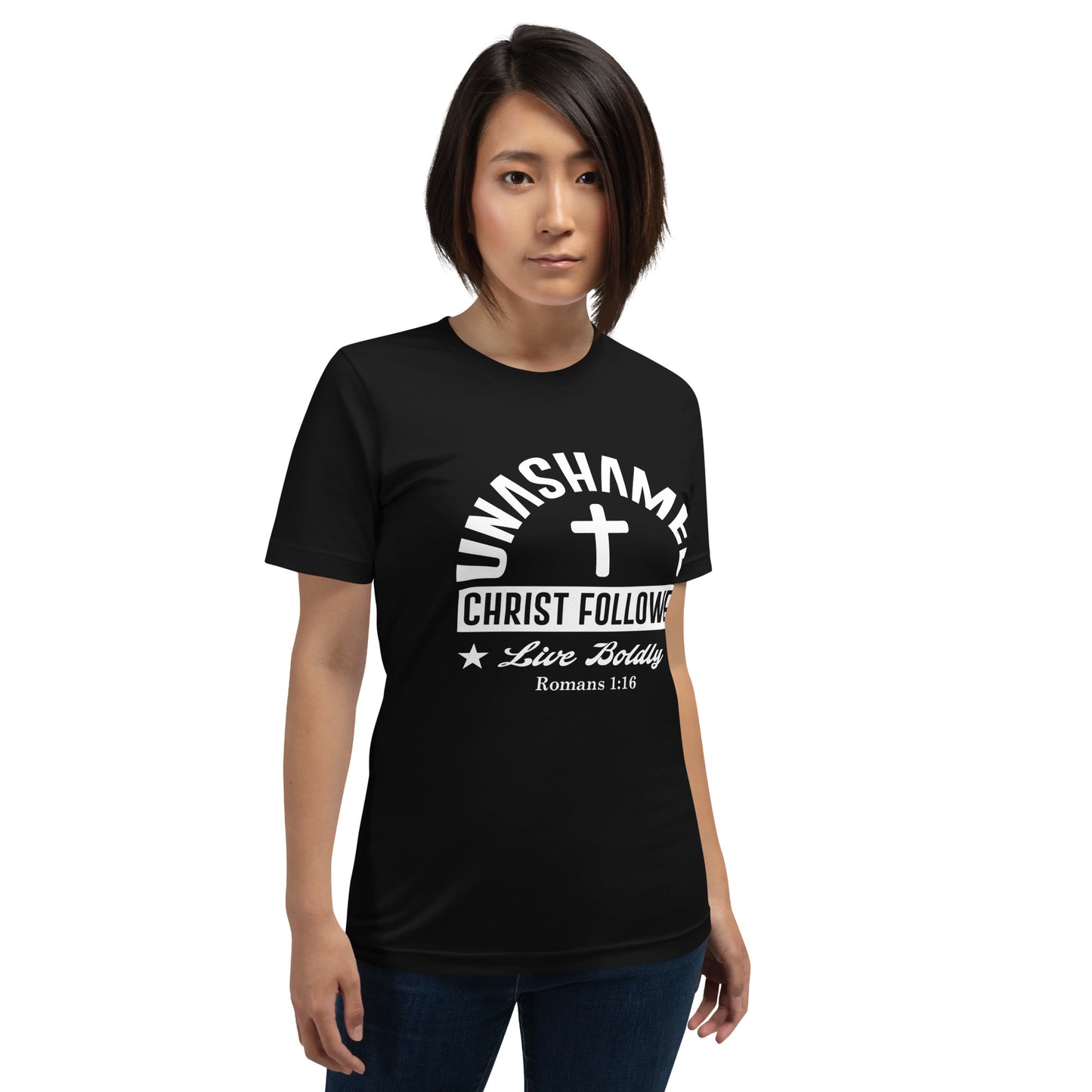 Unashamed Christ follower Unisex t-shirt