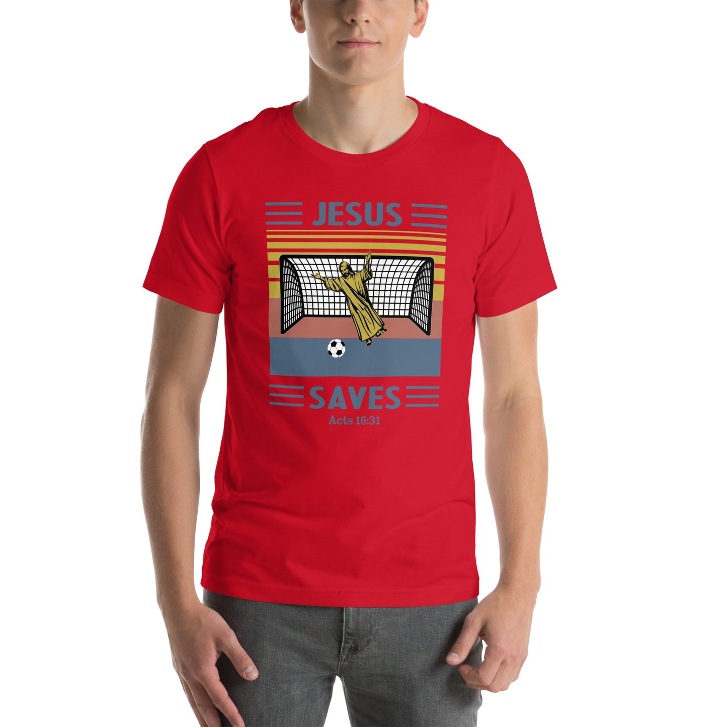 Jesus saves Unisex T-shirt