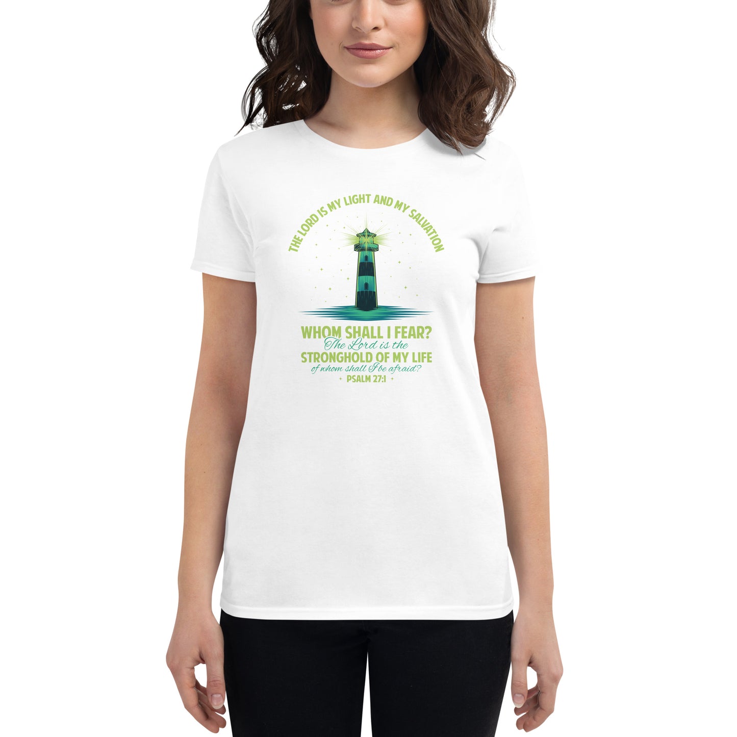 Fearless in His Light Women's Fashion Fit T-Shirt