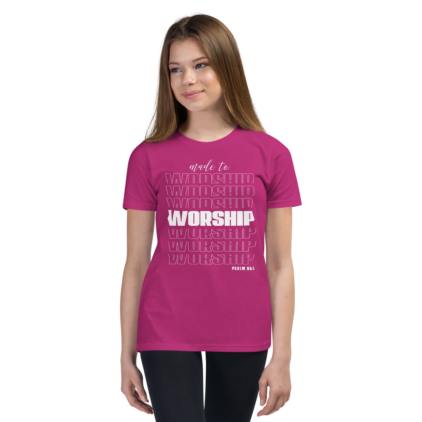 Made to worship Youth Short Sleeve T-Shirt