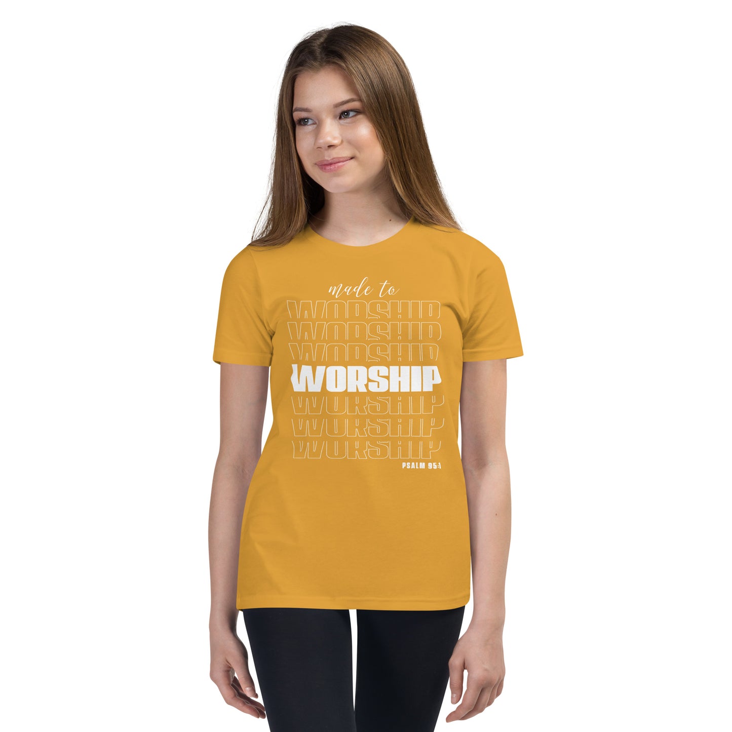 Made to worship Youth Short Sleeve T-Shirt